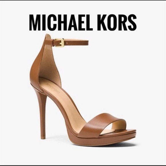 Michael Kors Shoes - MICHAEL KORS Hutton Leather Sandal✨Brand New